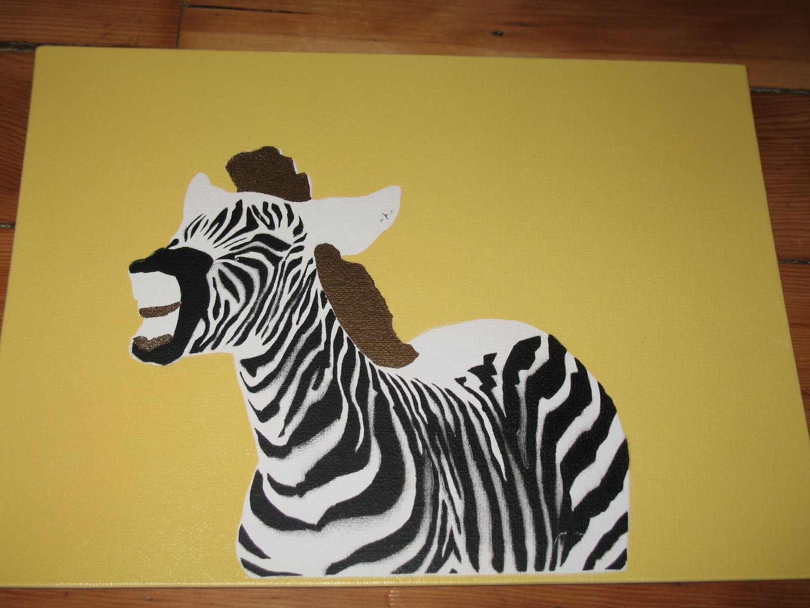 Zebra stencil