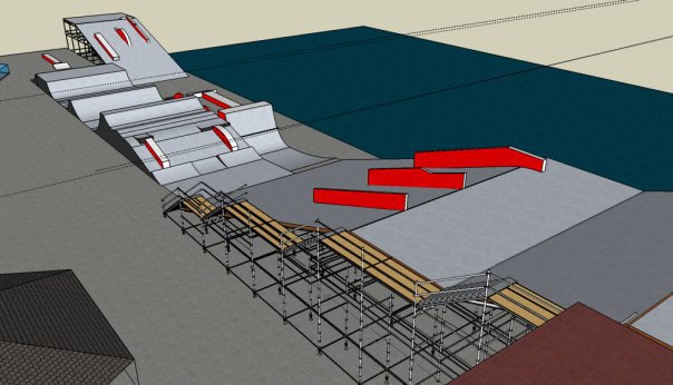 Polson Pier Rail Park Layout