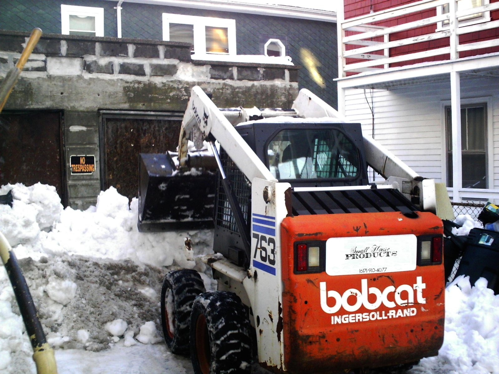 Bringing' out the bobcat for tommorows sesh