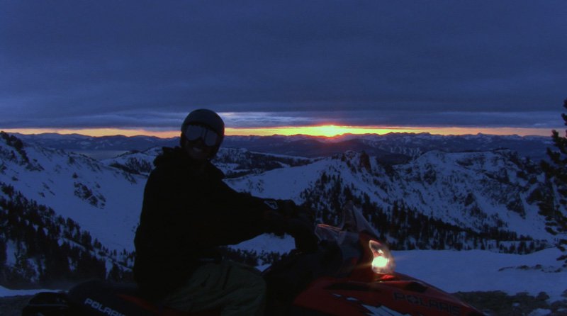Sean Hartel Likes Sleds.  he also likes sunsets :)