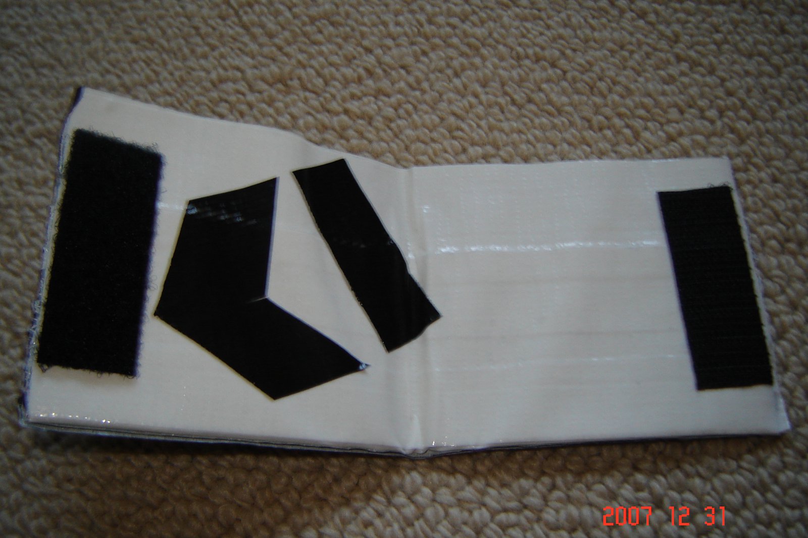 Duct tape armada wallet inside