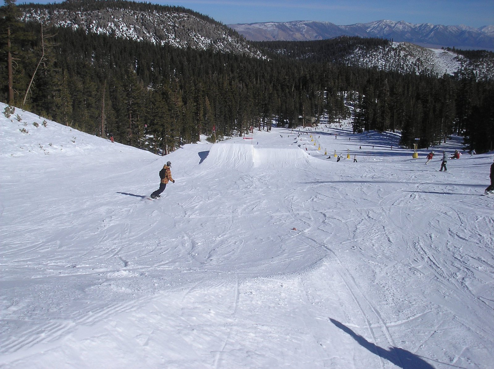 Start of the medium sized jump line