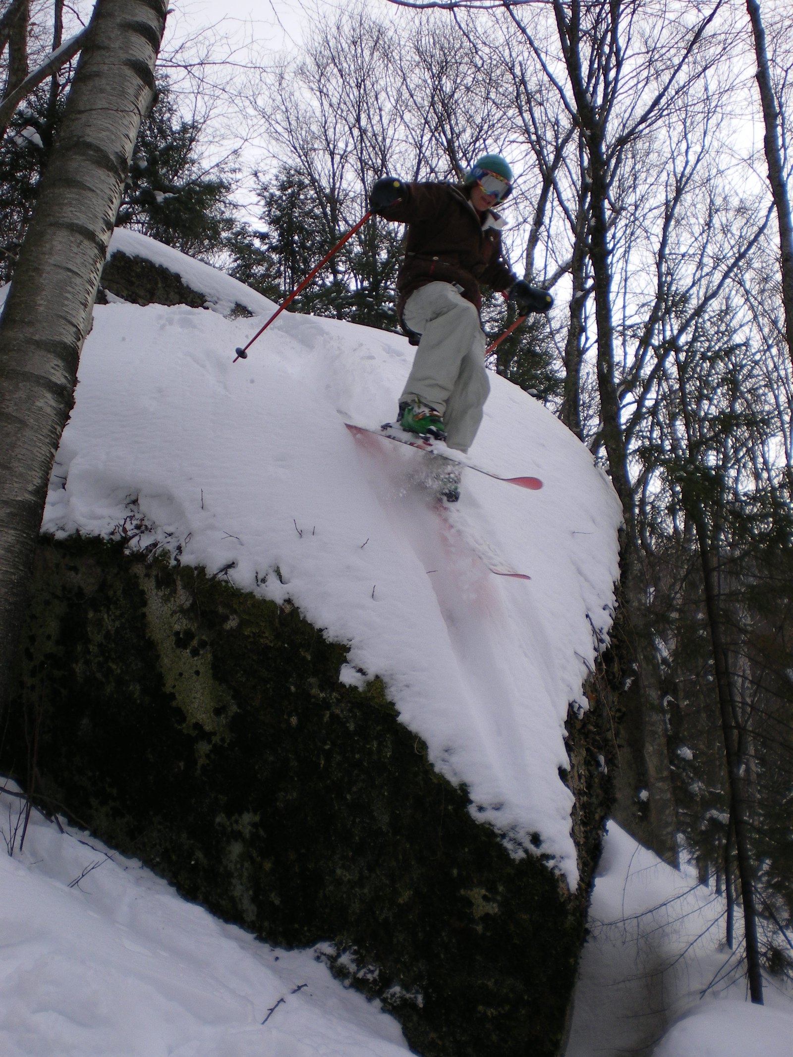 Ski bouldering