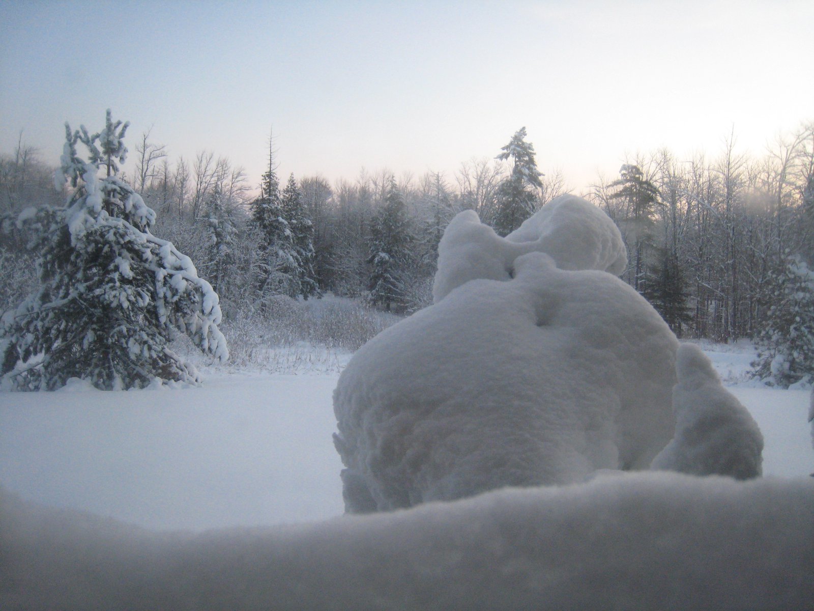 Portland (Maine) pow morning