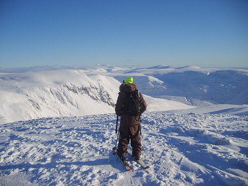 Glenshee BC Trip 12/1/08 (J.P Checking Out Some New Lines)