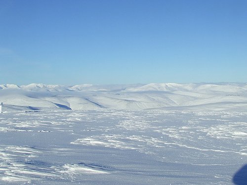 Glenshee BC Trip 12/1/08 (Looking Across The Cairngorm Mountains)