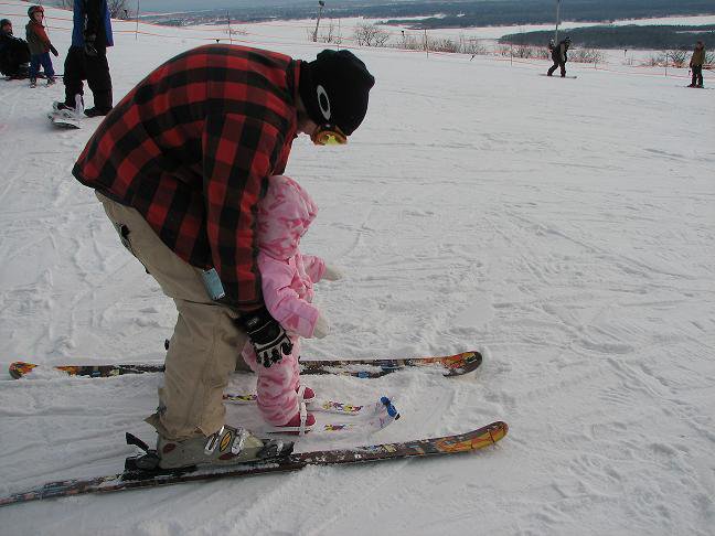 Summer's First Time Skiing