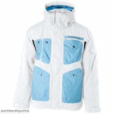 White/Blue Oakley Jacket