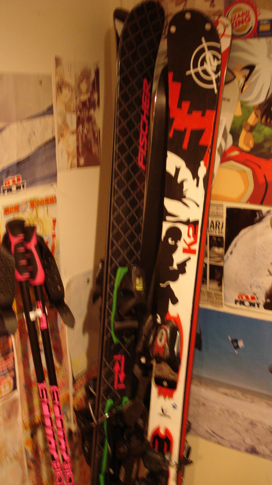 My skis, let me show you them.