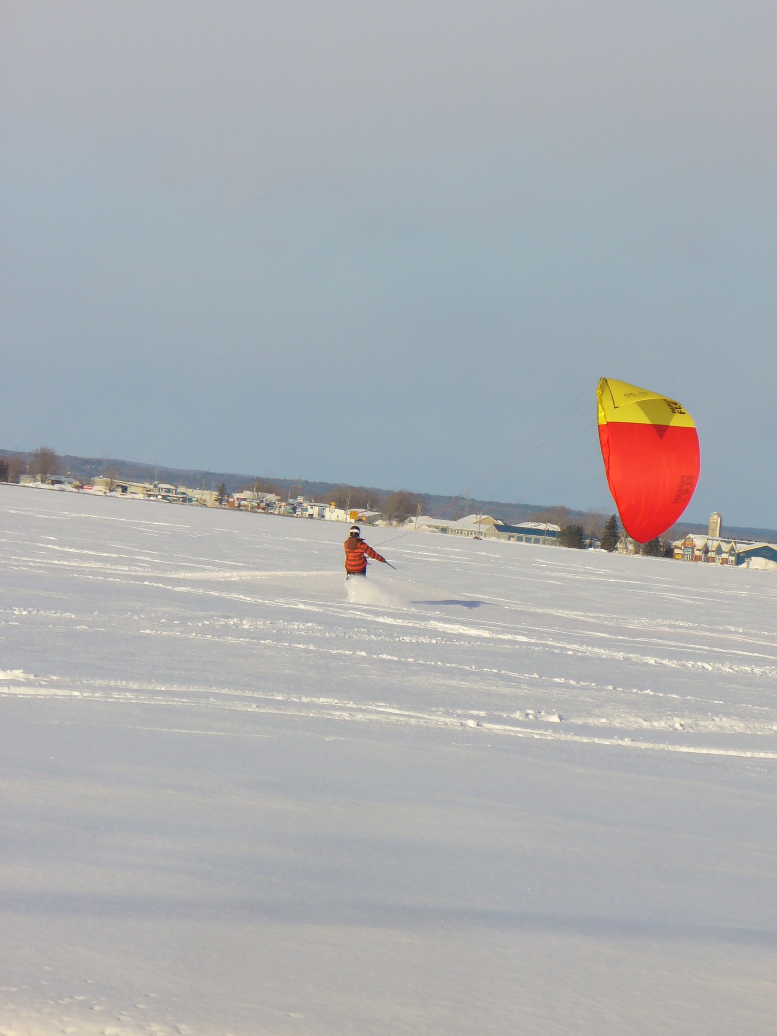 Kite skiing 2