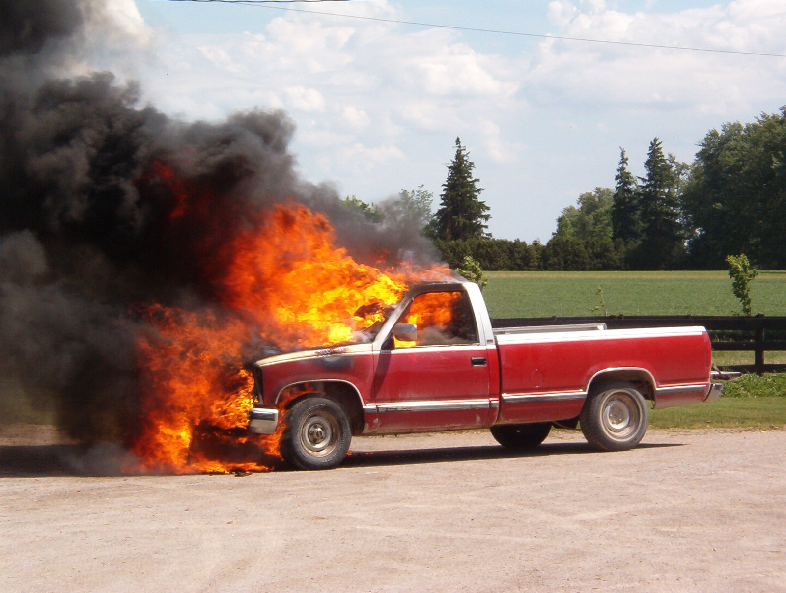 '88 Sierra, Up in flames