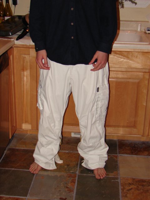 Ronin white ski pants