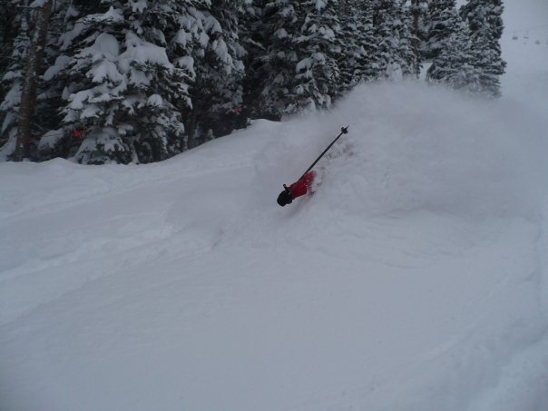 Sick pow in aspen, early january