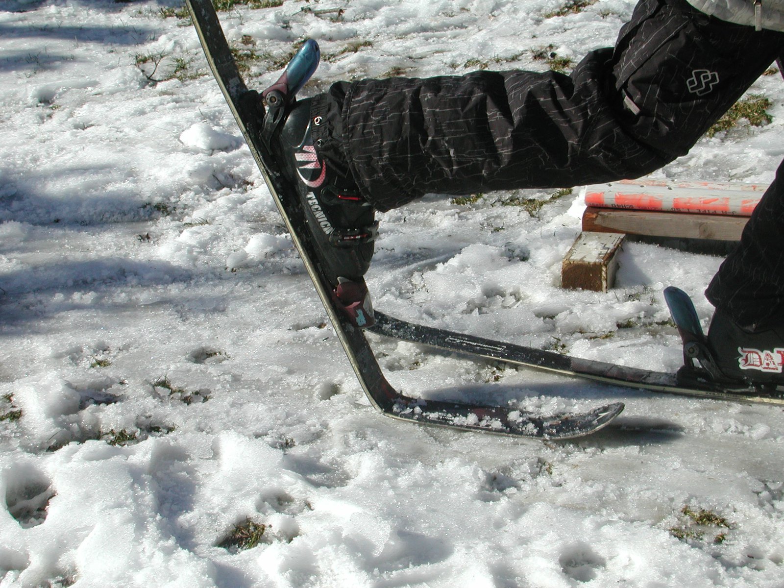 Broke my ski