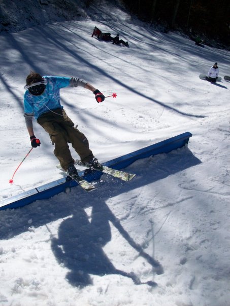 Stall on top of a quarterpipe