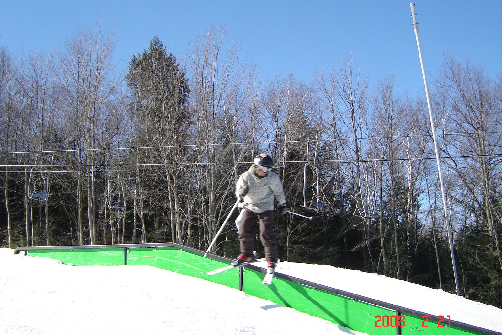 Greasing a rail