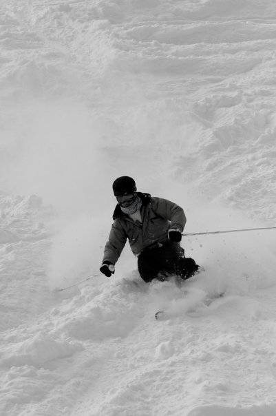 Just a nice shot of me skiing in some nice fresh snow ;D