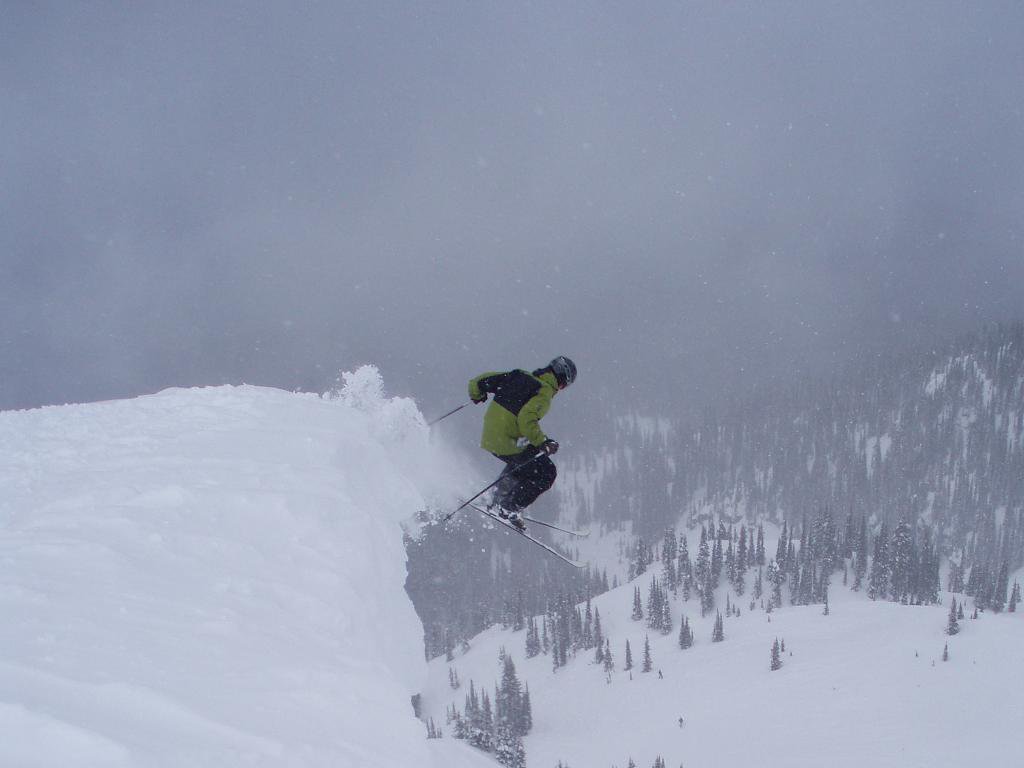 Revelstoke cornice drop