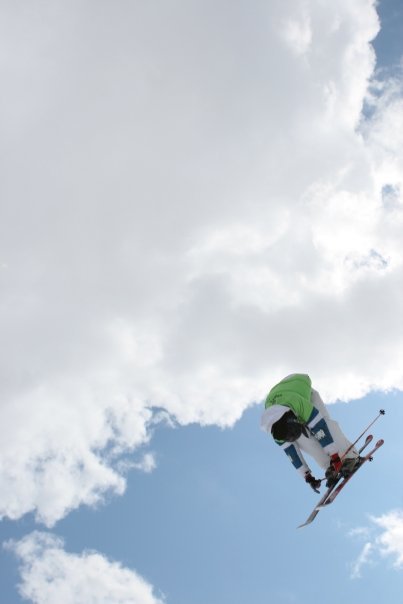 Reaching for frontflip truckdriver