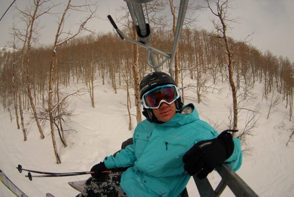 Chillen on the chair lift