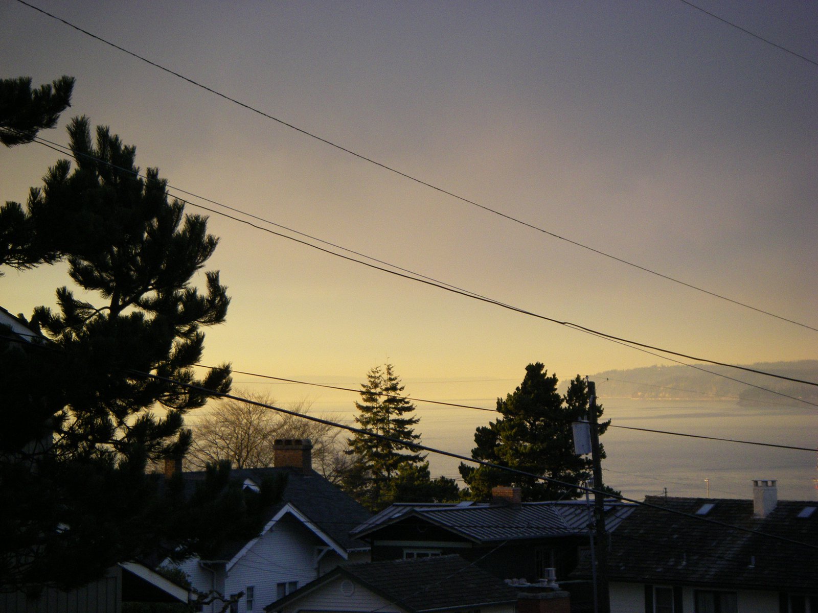 Puget sound sunset