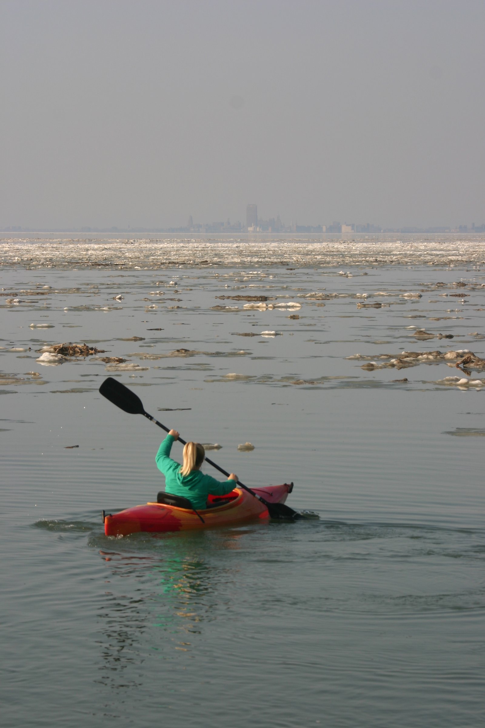 Kayaking with Iceburgs