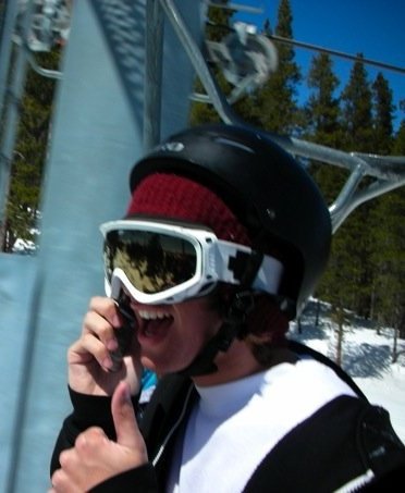 Me on the chairlift