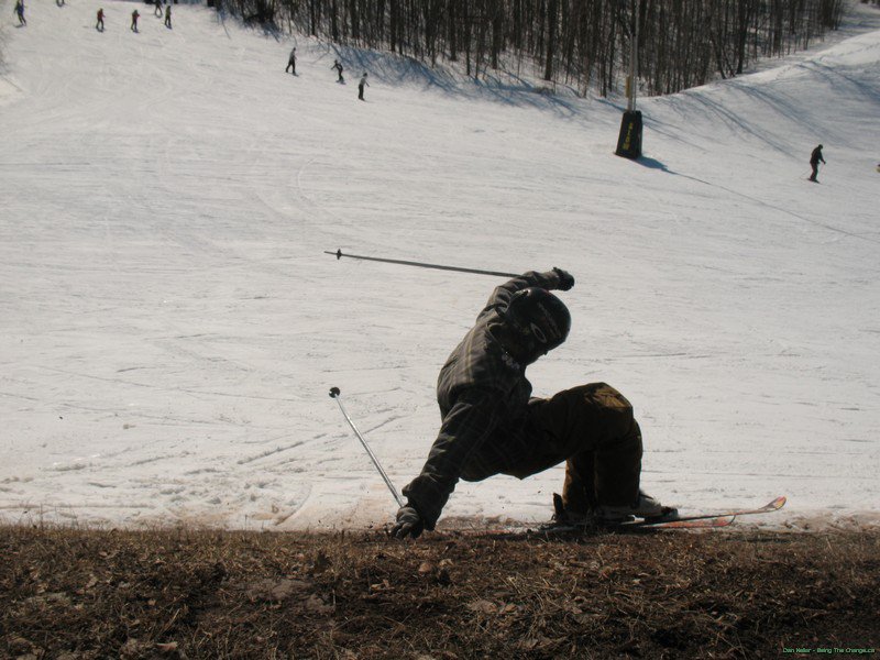 Hand Drag rock ski