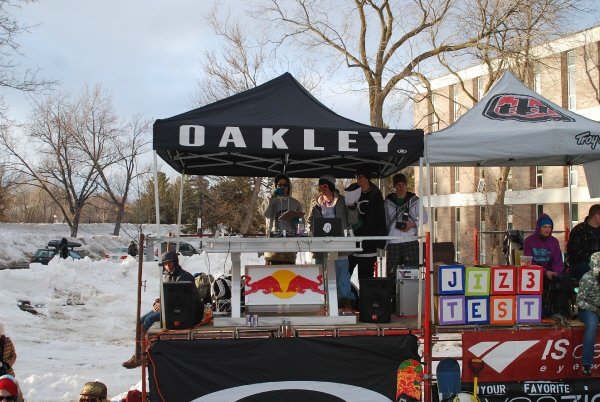 DJ/Judges tent at CU Jib Test