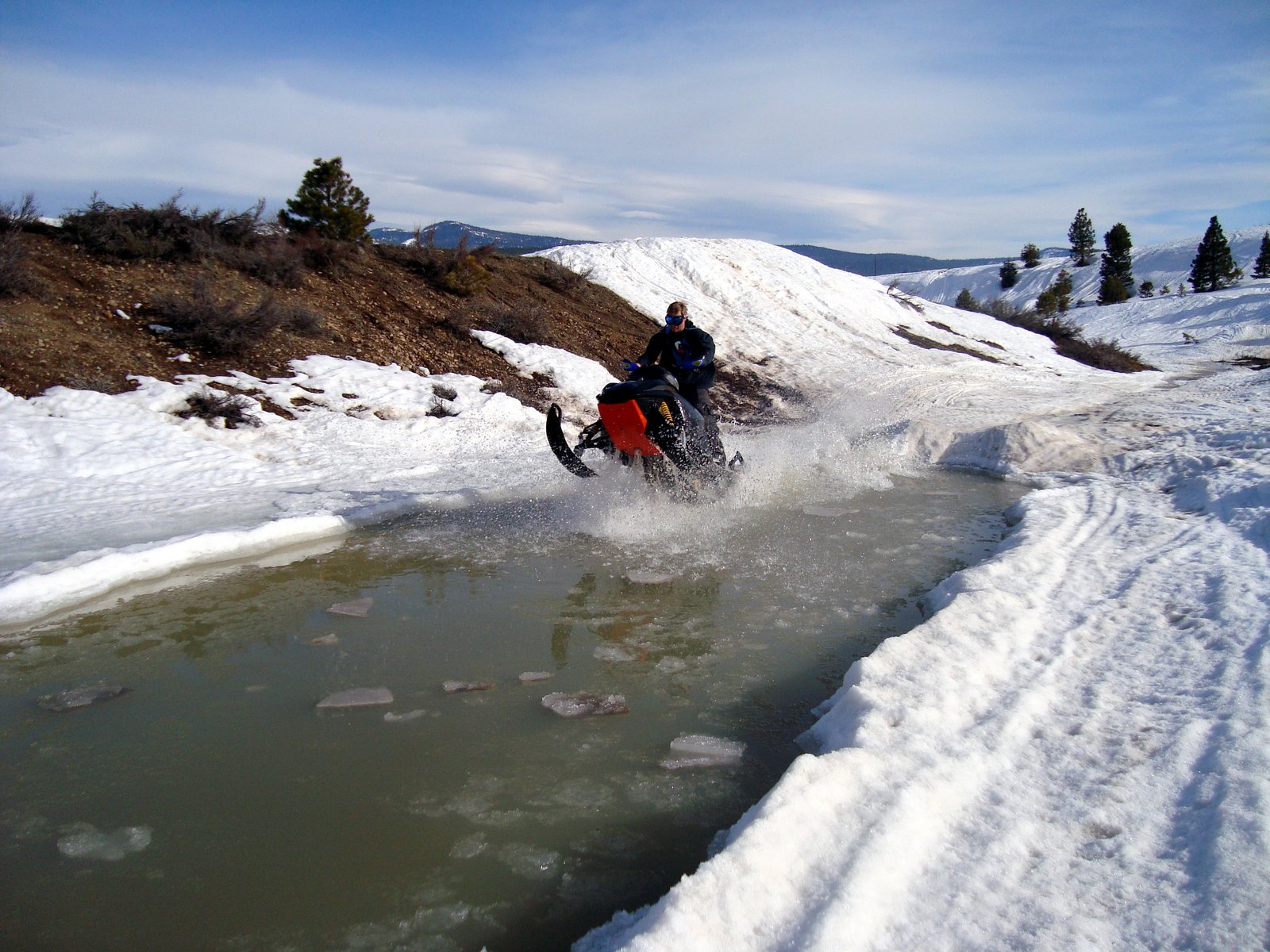 Pond skim