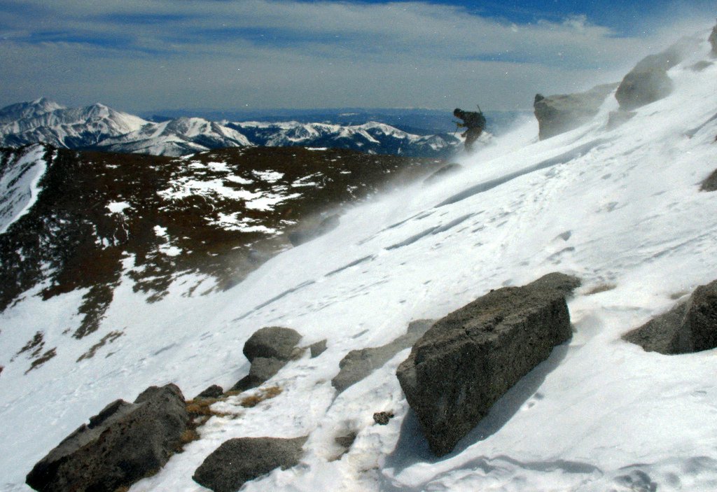 Skiing at 14,000 feet