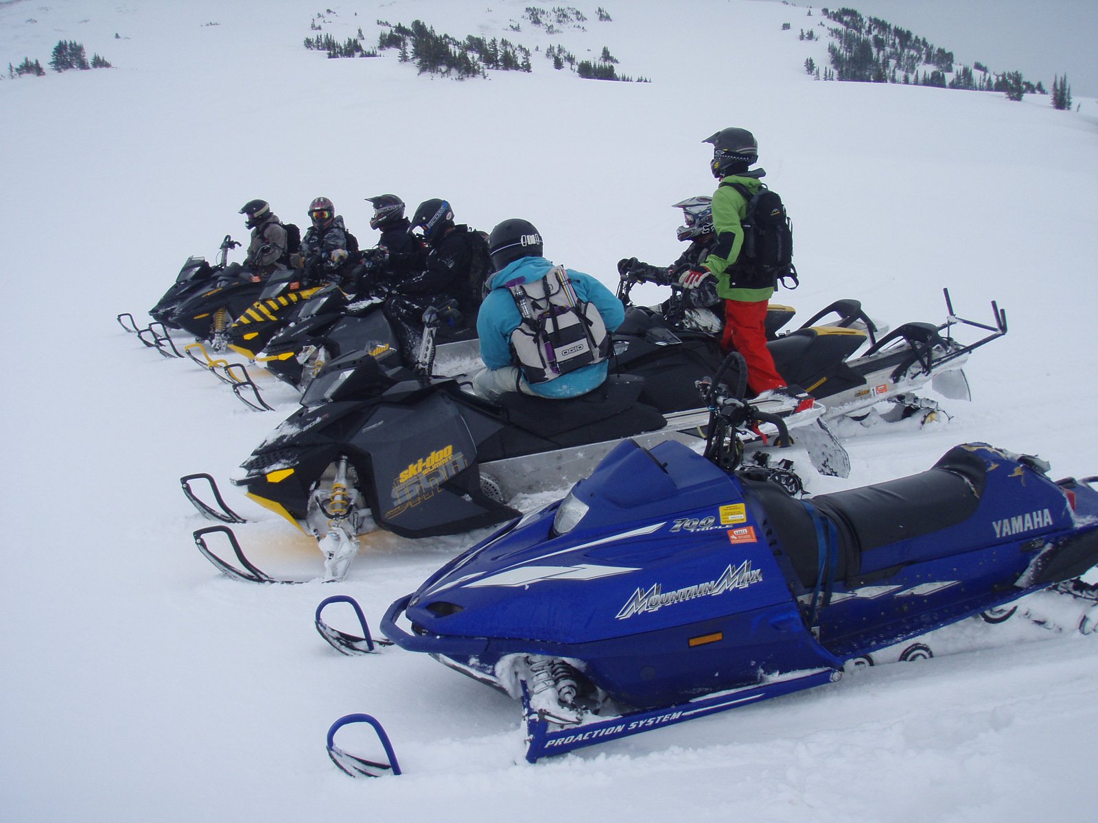 Huge sled crew