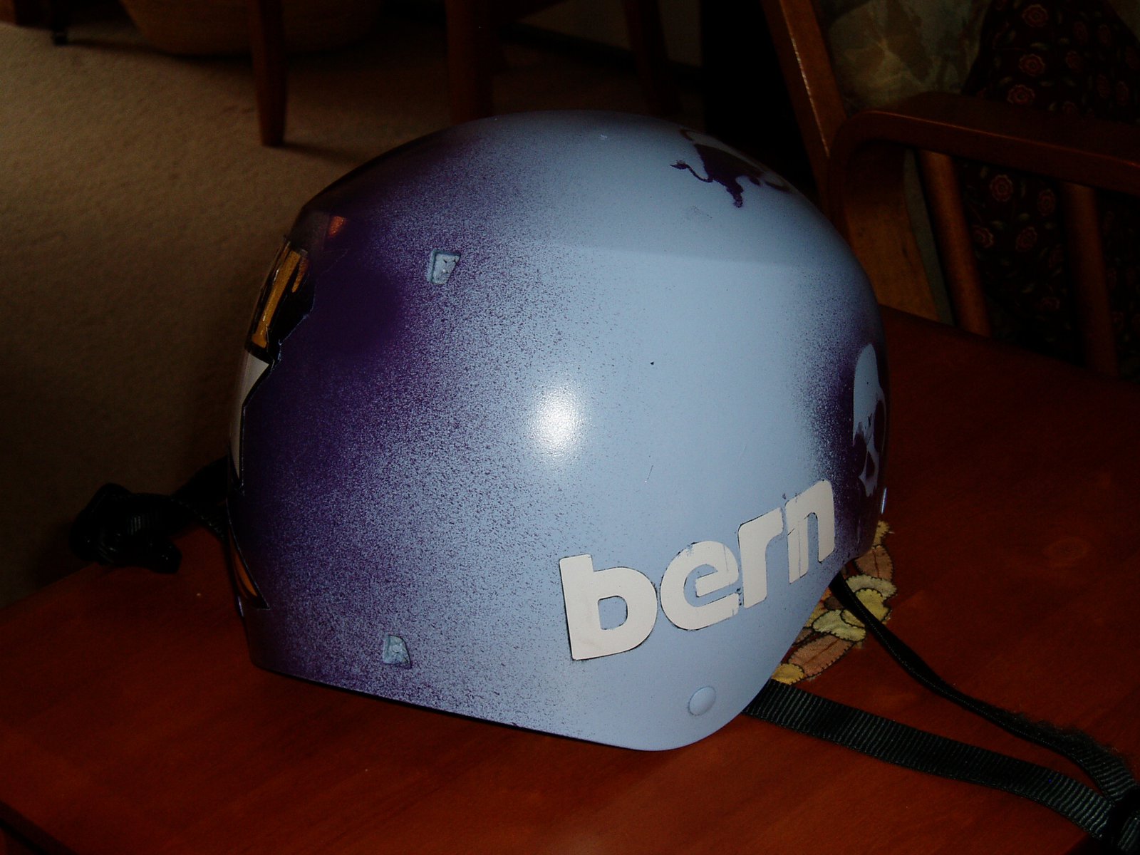 Bak o helmet