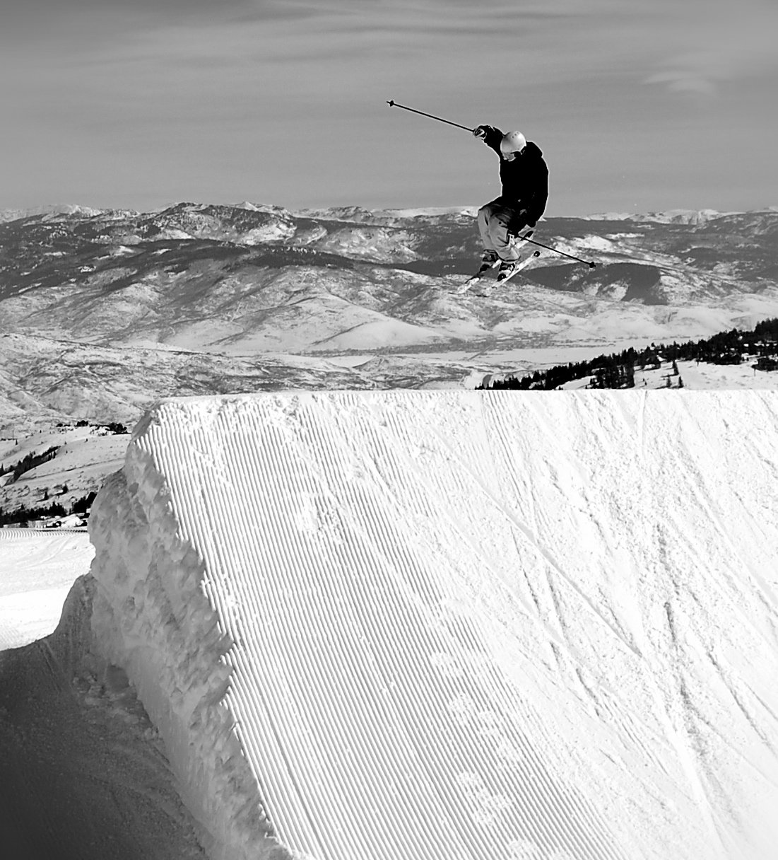 Black and white in park city