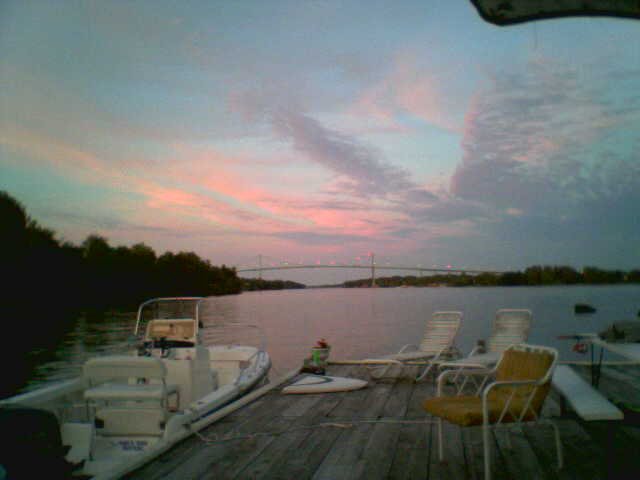 View off the dock