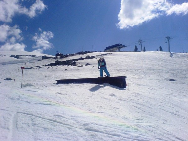 Spring skiing in whistler