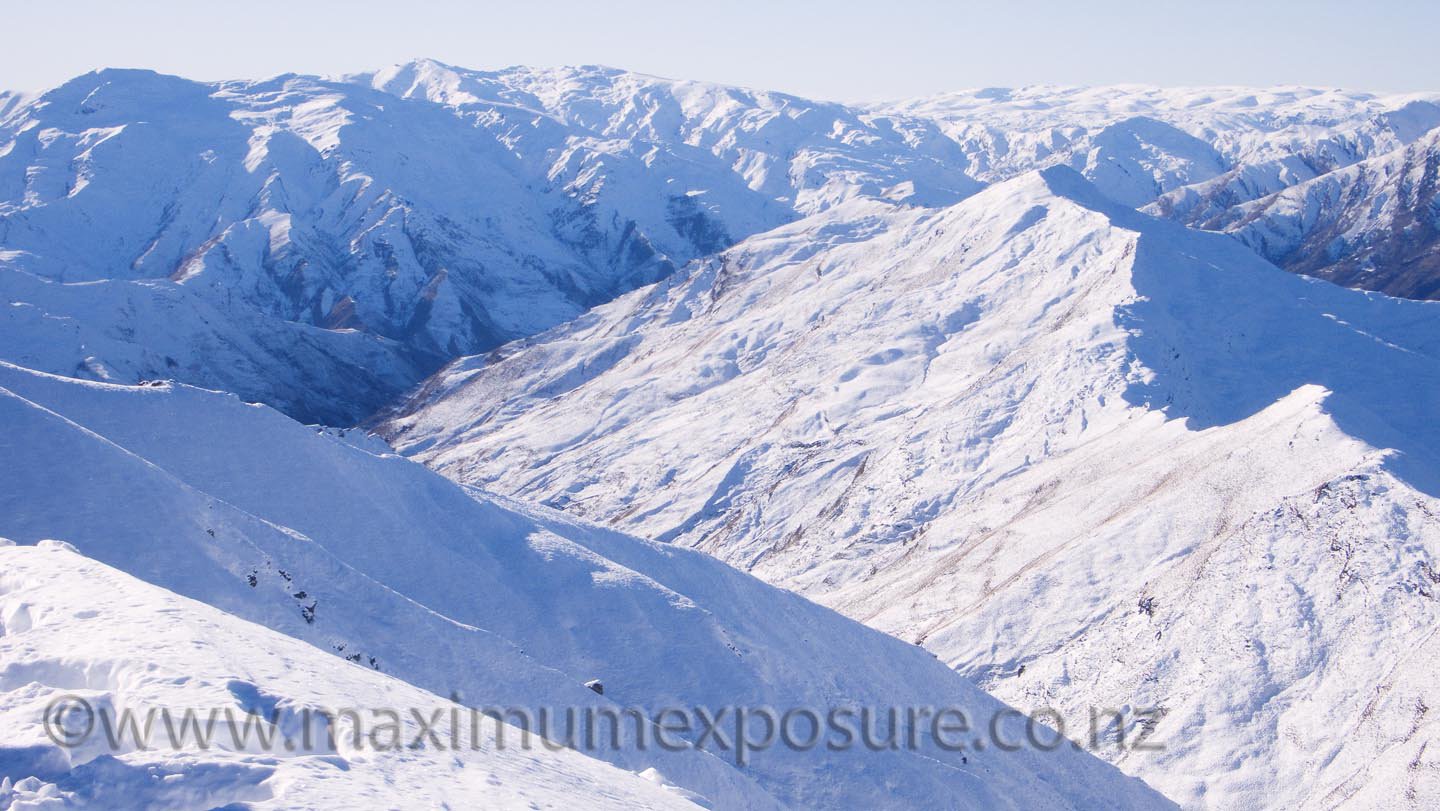 Mountains around Coronet Peak, Queenstown, New Zealand