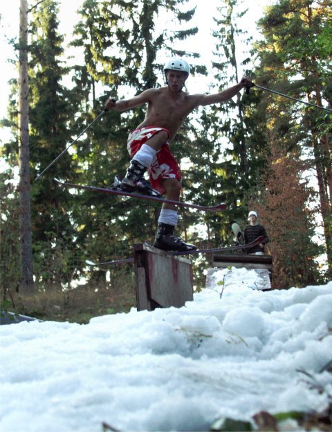 Skislide backslide