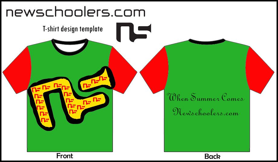 Newschoolers t-shirt design