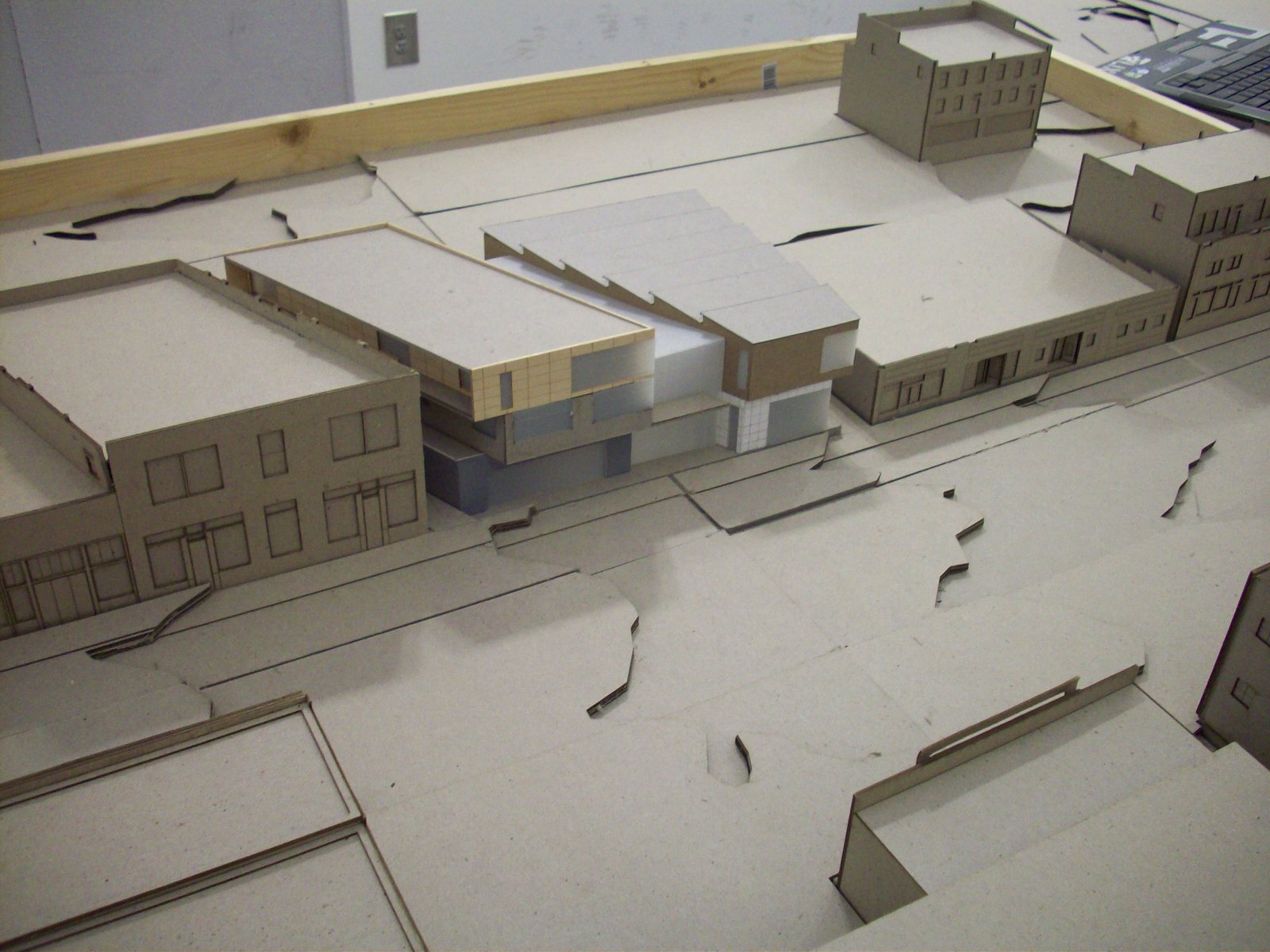 Model of my design for architecture studio