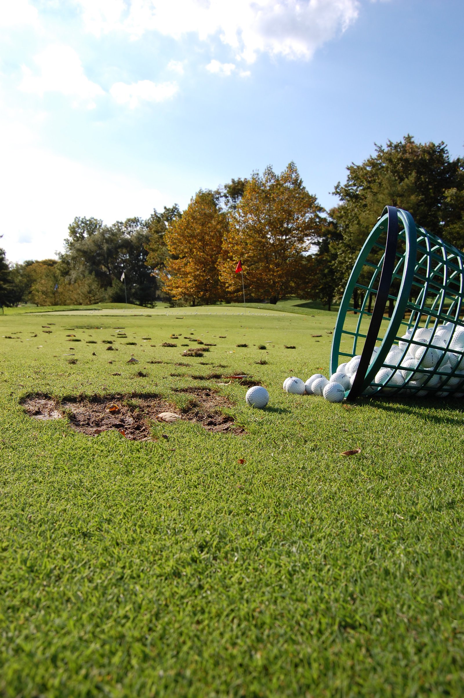 Golf   practice range