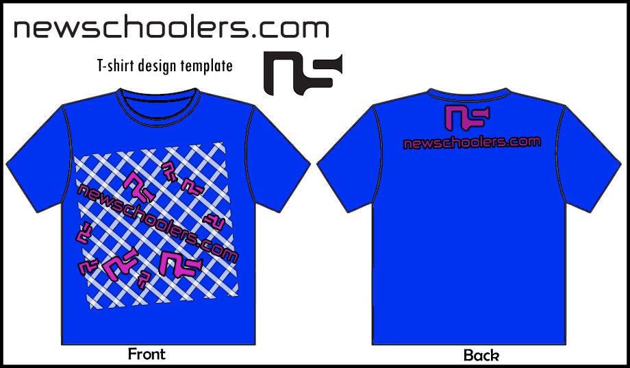 Newschooler t-shirt design