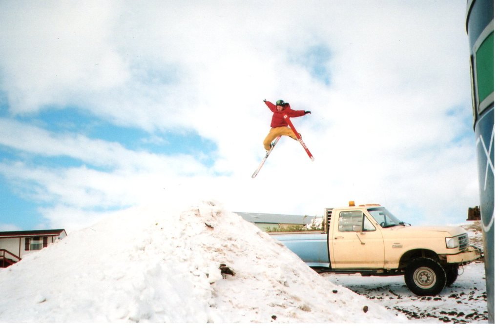 Splaffy over the truck