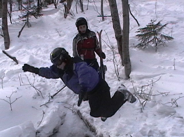 Jumping the brook