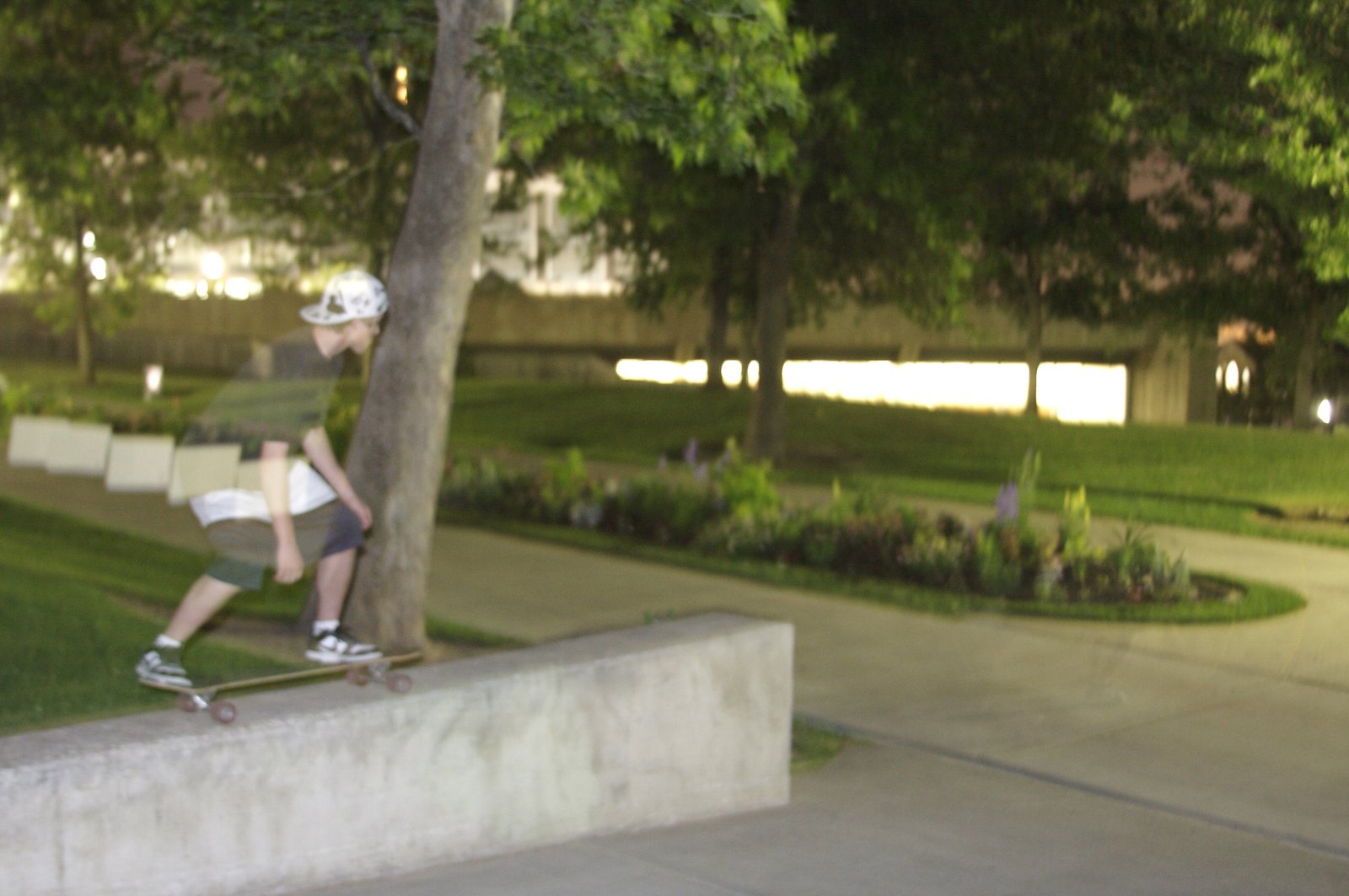 Long exposure and longboarding