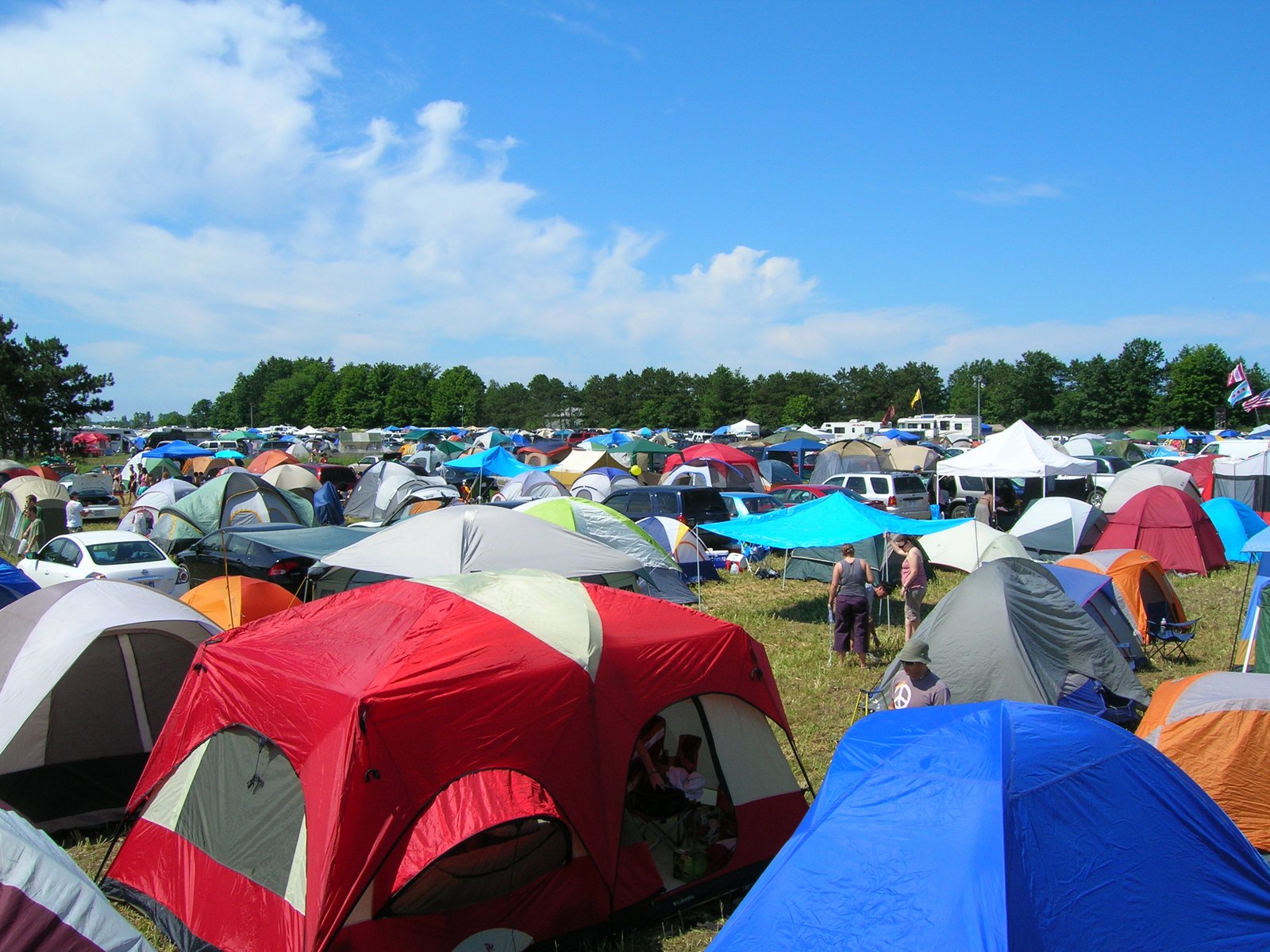 35,000 campers at Rothbury