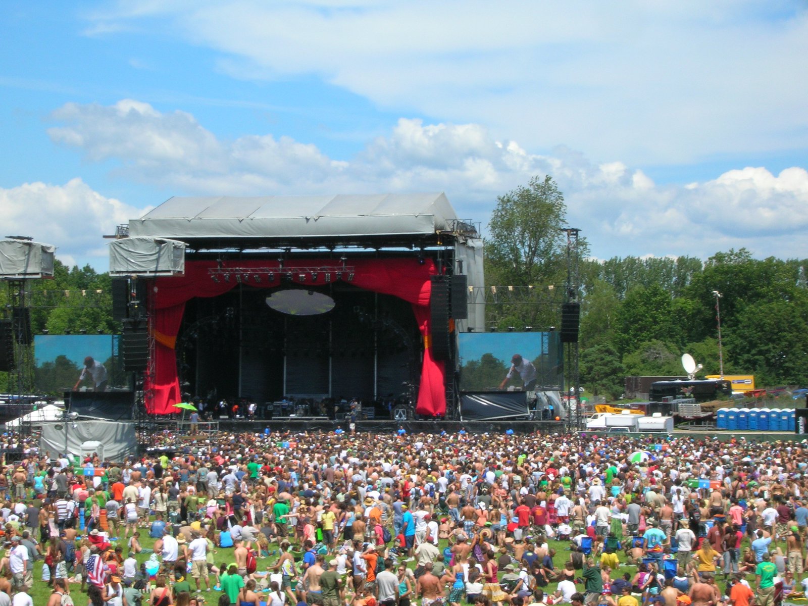 Mainstage at Rothbury during the Whalers
