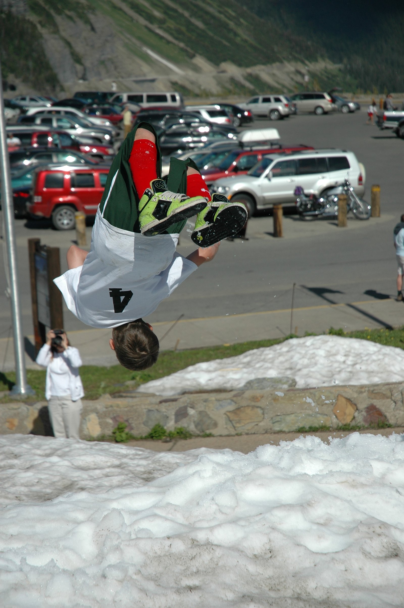 Backflip at Glacier