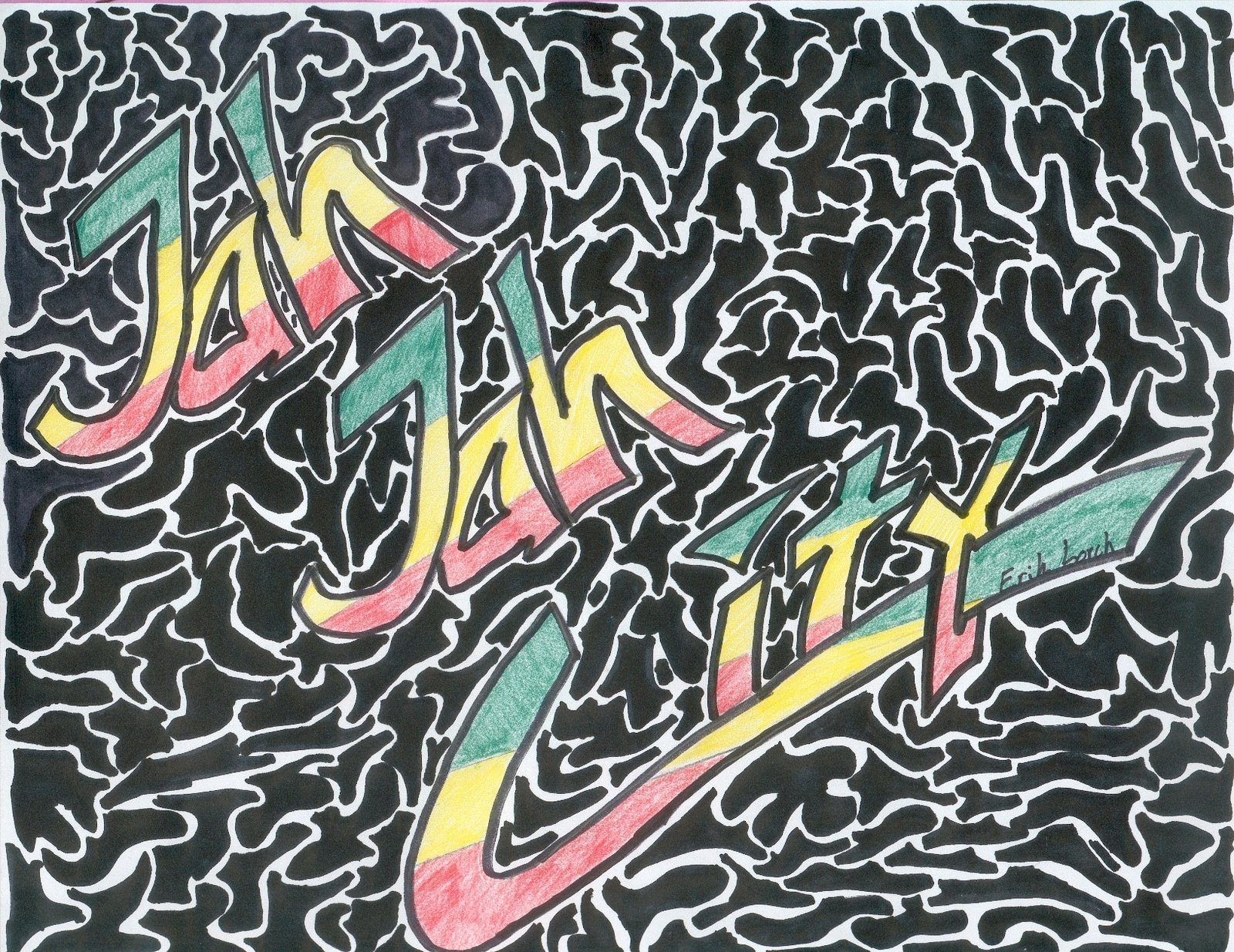 Jah jah city drawing