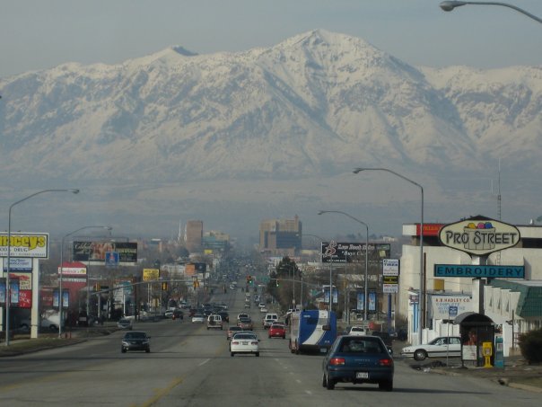 Driving into Ogden